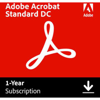 

Adobe Acrobat Standard DC Software for Windows, 1-Year Subscription, Download