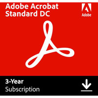 

Adobe Acrobat Standard DC Software for Mac/Windows, 3-Year Subscription, Download