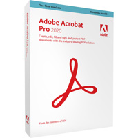 

Adobe Acrobat Pro 2020 for Windows & Mac, DVD