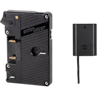 

Anton Bauer Gold Mount Battery Bracket with NP-FZ100 Dummy Battery for Sony A9/A7rIII Cameras
