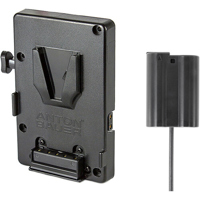 

Anton Bauer V-Mount Battery Plate with 16" Dummy Battery Cable for Nikon D500/D610/D750/D800/D7000/D7100/D7200/D7500/Z6/Z7
