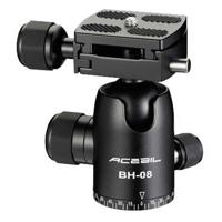 

Acebil BH-08 Aluminum 30mm Photo Ball Head, 3.54" Height, 17.6lbs Capacity