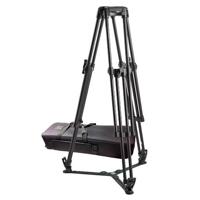 

Acebil CINE100A 100mm Heavy Duty Aluminum Tripod System, Includes GS-AL Ground Spreader and TC-100 Case, Extends to 49", Holds 308 Lbs