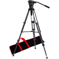 

Acebil CS-08B Professional Tripod System, Includes CH0 Fluid 75mm Ball Fluid Head with Quick Release, T705 Aluminum Tripod and S-11 Soft Carrying Case