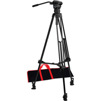 

Acebil CS-18M Professional Tripod System, Includes CH1 75mm Fluid Head, T35 Aluminum Tripod, MS-3 Mid-level Spreader and Case