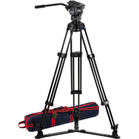 

Acebil CS-280G Professional Tripod System, Includes CH2 75mm Fluid Head, T750 Aluminum Tripod, GS-3 Ground Spreader and S-50 Carry Case