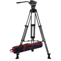 

Acebil CS-280M Professional Tripod System, Includes CH2 75mm Fluid Head, T750 Aluminum Tripod, MS-3 Middle Spreader and Case