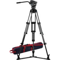 

Acebil CS-282G Professional Tripod System, Includes CH2 75mm Fluid Head, T752 Aluminum Tripod, GS-3 Ground Spreader and S-52 Carry Case