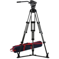 

Acebil CS-382G Professional Tripod System, Includes CH3 75mm Fluid Head, T752 Aluminum Tripod, GS-3 Ground Spreader and S-52 Carry Case