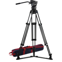 

Acebil CS-480G Professional Tripod System, Includes CH4 100mm Fluid Head, T1000G Aluminum Tripod, GS-3 Ground Spreader, S-50 Carry Case