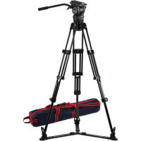 

Acebil CS-482CG Professional Tripod System, Includes CH4 100mm Fluid Head, T1002C Carbon Fiber Tripod, GS-3 Ground Spreader, S-52 Carry Case
