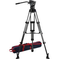 

Acebil CS-482CM Professional Tripod System, Includes CH4 100mm Fluid Head, T1002C Carbon Fiber Tripod, MS-5 Mid Spreader and Case