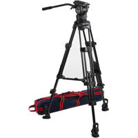 

Acebil CS-482M Professional Tripod System, Includes CH4 100mm Fluid Head, T1002 Aluminum Tripod, MS-5 Mid Spreader, 3x RF-3 Rubber Feet, S-52 Carry Case