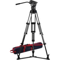 

Acebil CS-682G Professional Tripod System, Includes CH6 100mm Fluid Head, T1002 Aluminum Tripod, GS-3 Ground Spreader, S-52 Carry Case
