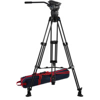 

Acebil CS-780M(N) Professional Tripod System, Includes CH7 100mm Fluid Head, T1000 Aluminum Tripod, MS-5 Mid Spreader, RF-3 Feet and Case