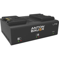 

Anton Bauer LP2 Low Profile Dual Gold Mount Priority-Based Simultaneous 2-Position Battery PowerCharger with LED Display