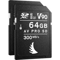 

Angelbird Match Pack for X-T3/ X-T4, 2x AV PRO SD MK2 V90 64GB Memory Card