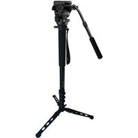 

Acebil H805 Flat Base Fluid Head with mp-E180 4-Section Monopod for DV & HDV Cameras, 11 Lbs Capacity