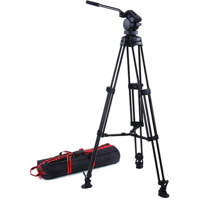 

Acebil P-30MX Professional Tripod System with QR Video Pan Head, T750 Aluminum Tripod, MS-3 Middle Brace, RF-3 Foot, Supports 17.6 lbs., Max Height 63"