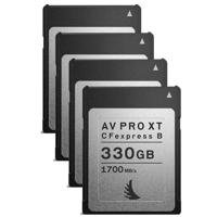 

Angelbird AV PRO CFexpress XT Type B 330GB Memory Card, 4-Pack