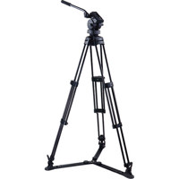 

Acebil P-50GX Professional Tripod System with H50 Fluid Head, T750 Aluminum Tripod, GS-3 Ground Spreader, S-50 Carry Case, Max Height 63", Supports 22 lbs.