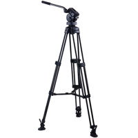 

Acebil P-50MX Professional Tripod System with H50 Fluid Head, T750 Aluminum Tripod, MS-3 Mid Level Spreader, RF-3 Rubber Foot, S-50 Carry Case, Max Height 63", Supports 22 lbs.