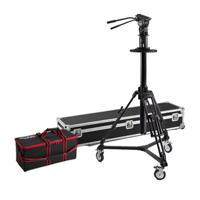 

Acebil PD3800 Pro Pedestal with D5 Dolly, CH6 Head, PB-5CS(L) Pan Bar, HC-65 Case, SC-65 Case