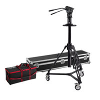 

Acebil PD3800 Pro Pedestal with D7 Directional Dolly, CH7 Head, PB-5CS(L) Pan Bar, HC-65 Case, SC-65 Case