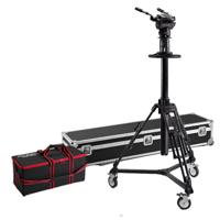 

Acebil PD3800 Pro Pedestal with D5 Dolly, CH8 Head, PB-5CS(L) Pan Bar, HC-65 Case, SC-65 Case