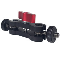 

AndyCine Mini Double Ball Joint Articulating Arm with 3.8" length for LCD Monitors, Magic Arm, LED Light and EVF Mounts