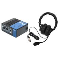 

Acetek FD-400A BNC Cable Connect Intercom Belt Pack Portable Unit with DL-500 Double-Ear Closed Type Headset