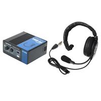 

Acetek FD-400A BNC Cable Connect Intercom Belt Pack Portable Unit with DL-500 Single-Ear Closed Type Headset