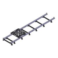 

Acetek IAPETUS TROLLY 2400 Slider System with Feet, Two Side Brackets & Trolley Case