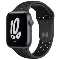 

Apple Watch Nike SE GPS, 44mm Space Gray Aluminum Case with Anthracite/Black Nike Sport Band, Regular