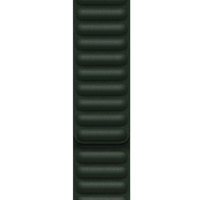 

Apple 41mm Sequoia Green Leather Link Band, Small/Medium