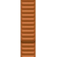 

Apple 45mm Golden Brown Leather Link Band, Medium/Large
