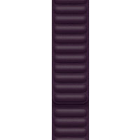 

Apple 45mm Dark Cherry Leather Link Band, Medium/Large