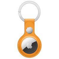 

Apple AirTag Leather Key Ring, California Poppy