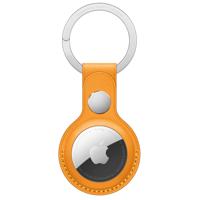 

Apple AirTag Leather Key Ring, California Poppy