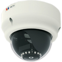 

ACTi B53 1080p Day & Night Indoor IR Dome Camera, 3MP, 30fps, H.264, MJPEG, PoE