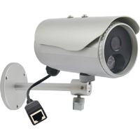 

ACTi D31 Day/Night Outdoor IP Bullet Camera with Adaptive IR LED & Fixed Lens, 1MP, 1280x720, 30fps, H.264 HP, MJPEG, PoE