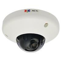 

ACTi D91 Indoor Mini Dome Camera with Fixed Lens, 1MP, 1280x720, 30fps, H.264 HP, MJPEG, PoE