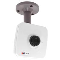 

ACTi E12A Indoor IP Cube Camera with Basic WDR & Fixed Lens, 3MP, 1920x1080, 30fps, Manual Focus, H.264 HP, MJPEG, PoE