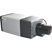 

ACTi E21V 1MP Day & Night Box Camera with f2.8-12mm / F1.4 Vari-Focal Lens, 1280x720, 30fps, Basic WDR, H.264, MJPEG, PoE