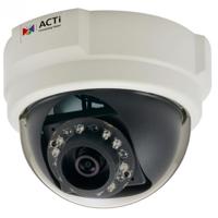 

ACTi E58 Day/Night Indoor IP Dome Camera with Adaptive IR LED, Basic WDR, SLLS & Fixed Lens, 2MP, 1920x1080, 30fps, H.264 HP, MJPEG, PoE