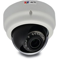 

ACTi E68 Day/Night Indoor IP Dome Camera with Adaptive IR LED, Basic WDR, SLLS & Vari-Focal Lens, 1.3MP, 1280x720, 60fps, H.264 HP, MJPEG, PoE