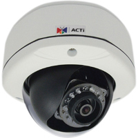

ACTi E77 Day/Night Outdoor IP Dome Camera with Adaptive IR LED, Basic WDR & Fixed Lens, 10MP, 1920x1080, 30fps,