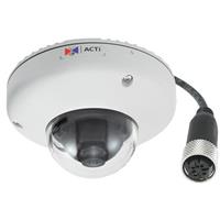 

ACTi E921M Outdoor Mini Fisheye Dome Camera with Basic WDR, M12 Connector & Fixed Lens, 5MP, 2592x1944, 15fps, H.264 HP, MJPEG, PoE