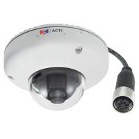 

ACTi E923M Outdoor Mini Fisheye Dome Camera with Basic WDR, M12 Connector & Fixed Lens, 10MP, 2048x1536, 7fps, H.264 HP, MJPEG, PoE