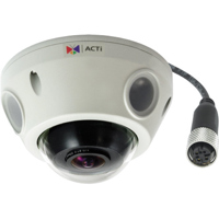 

ACTi E929M 3MP Day&Night Outdoor Mini Fisheye Dome Camera with Adaptive IR LED, Superior WDR, M12 Connector & Fixed Lens,2048x1536, 20fps, H.264,MJPEG, PoE